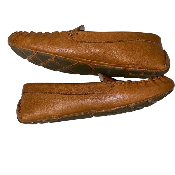 Cole Haan Women's Evelyn Driver Loafer Moccasin Shoes 5.5 Tan Brown Leather - Picture 10 of 14